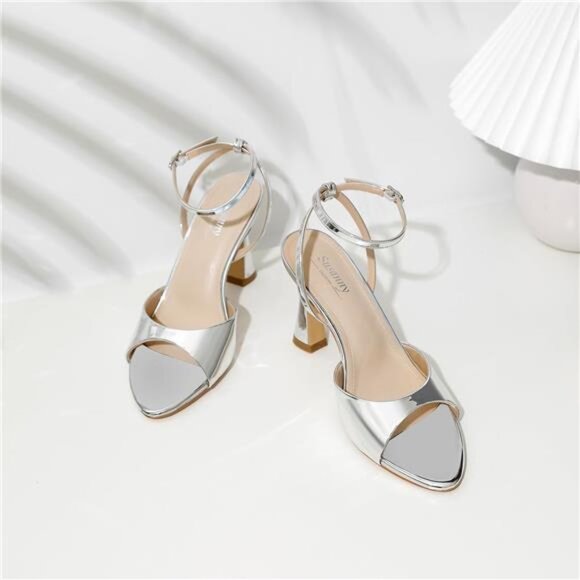 High Heels for Women Silver - Picture 2 of 2